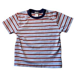 Carter’s Classic boy’s striped short sleeve T-shirt, 6M 100% cotton